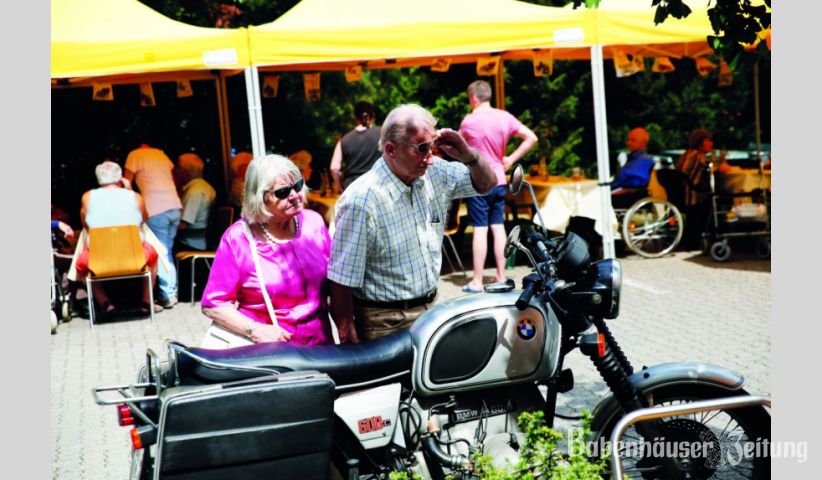 Auch die Motorr&auml;der riefen Nostalgie hervor.