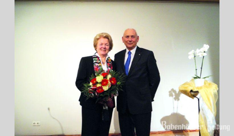 Ernst-Johann Schnatze mit Ehefrau Gisela.