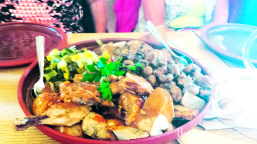 Die R&ouml;mer lebten gar nicht so schlecht. R&ouml;meressen nach alten Rezepten in der r&ouml;mischen Herberge im Arch&auml;ologischen Park in Xanten.