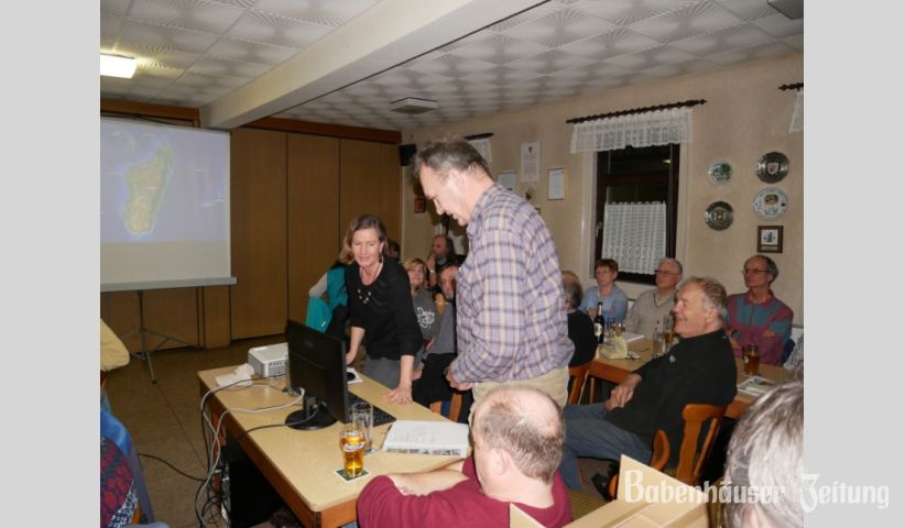 Anke Steffens und Martin Hoier bei der Pr&auml;sentation, Foto Lothar Jacob.