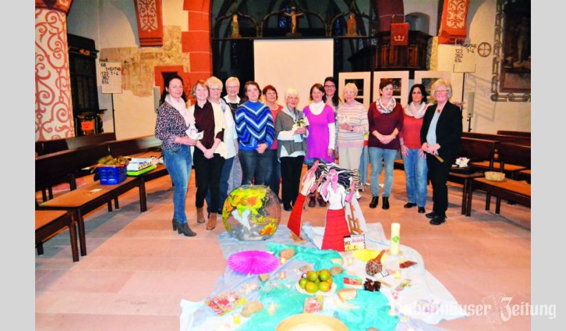 Ein Team von engagierten Frauen aus den vier christlichen Gemeinden in Babenhausen gestaltete den Gottesdienst zum Weltgebetstag.