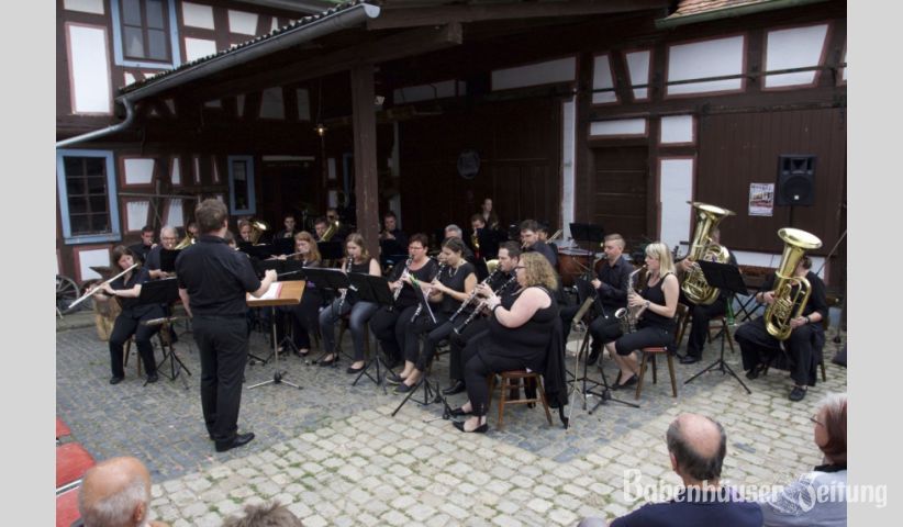 Gekonnt bot das Blasorchester des TV 1896 Hergershausen unter der neuen Leitung von Dirigent Patrik Gunther einen Einblick in sein umfangreiches Repertoire.