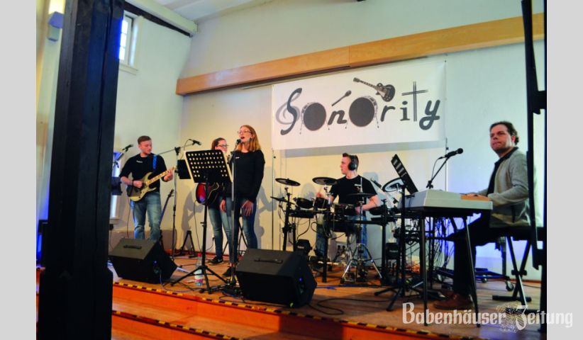 Die Band Sonority sorgte f&uuml;r eine stimmungsvolle Umrahmung des Neujahrsempfanges vom Gewerbeverein Babenhausen.