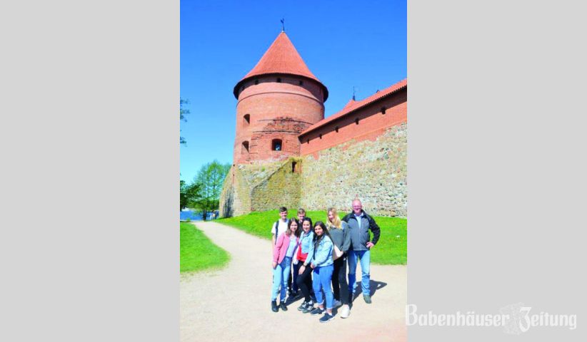 Die Babenh&auml;user Gruppe besichtigte auch die ber&uuml;hmte Inselburg in Trakai.