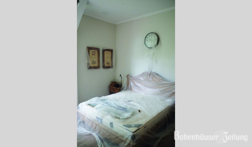 Das erste Fremdenzimmer im Babenh&auml;user Schloss ist bereits fertiggestellt. F&uuml;r &Uuml;bernachtungsg&auml;ste steht es allerdings noch nicht zur Verf&uuml;gung.