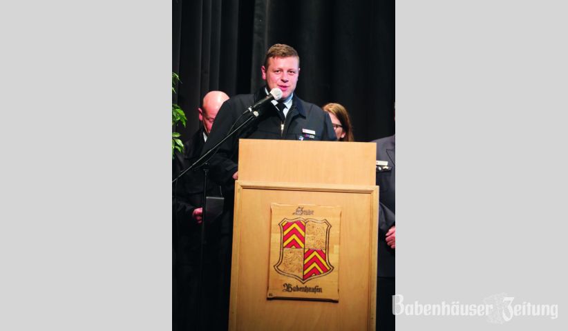Wehrf&uuml;hrer Maximilian Willand moderierte den Abend
